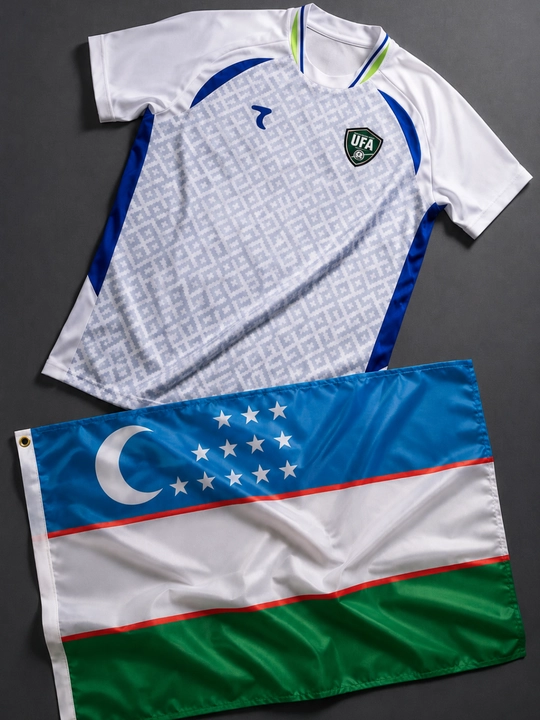 O‘zbekiston terma jamoasi atributikasi | Futbolka | 2 ta va 4 ta to‘plamlar | Bayroq