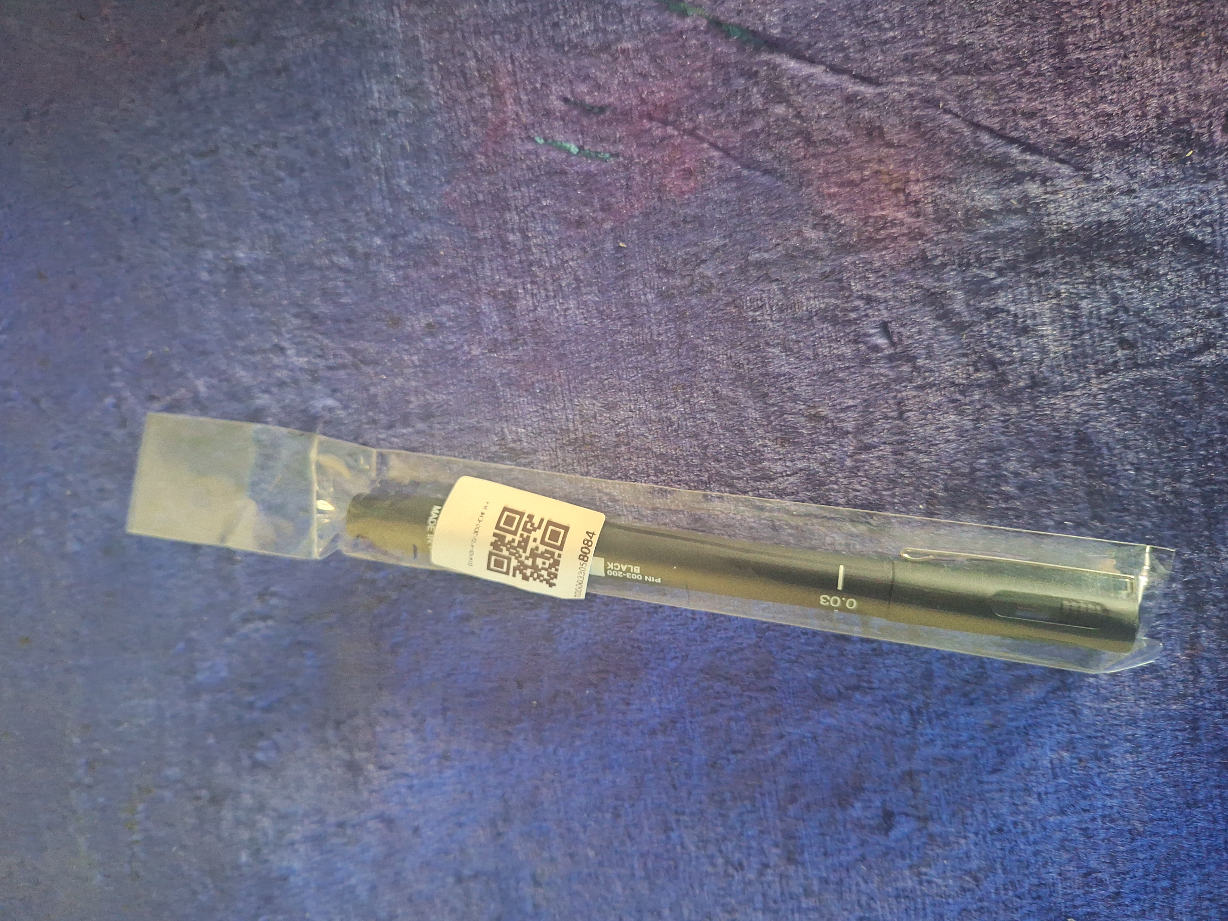 Fetr ruchka Uniball PiN 0.03 fine line Marking Pen Black