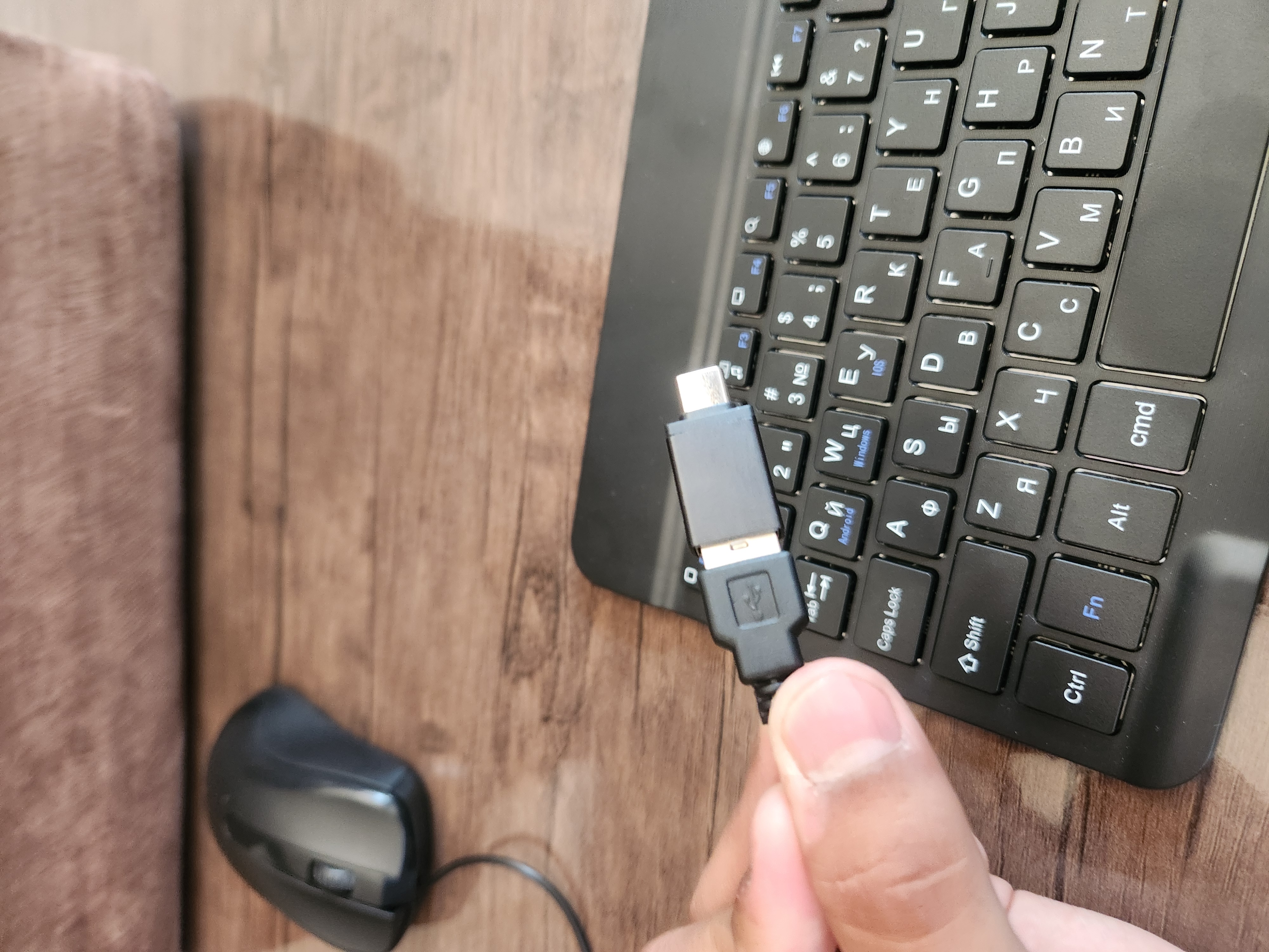 OTG flesh-disk uchun Type-C USB adapteri