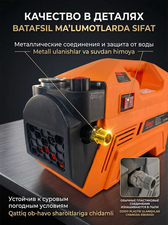 Автомойка высокого давления 2200 Вт, автомойка