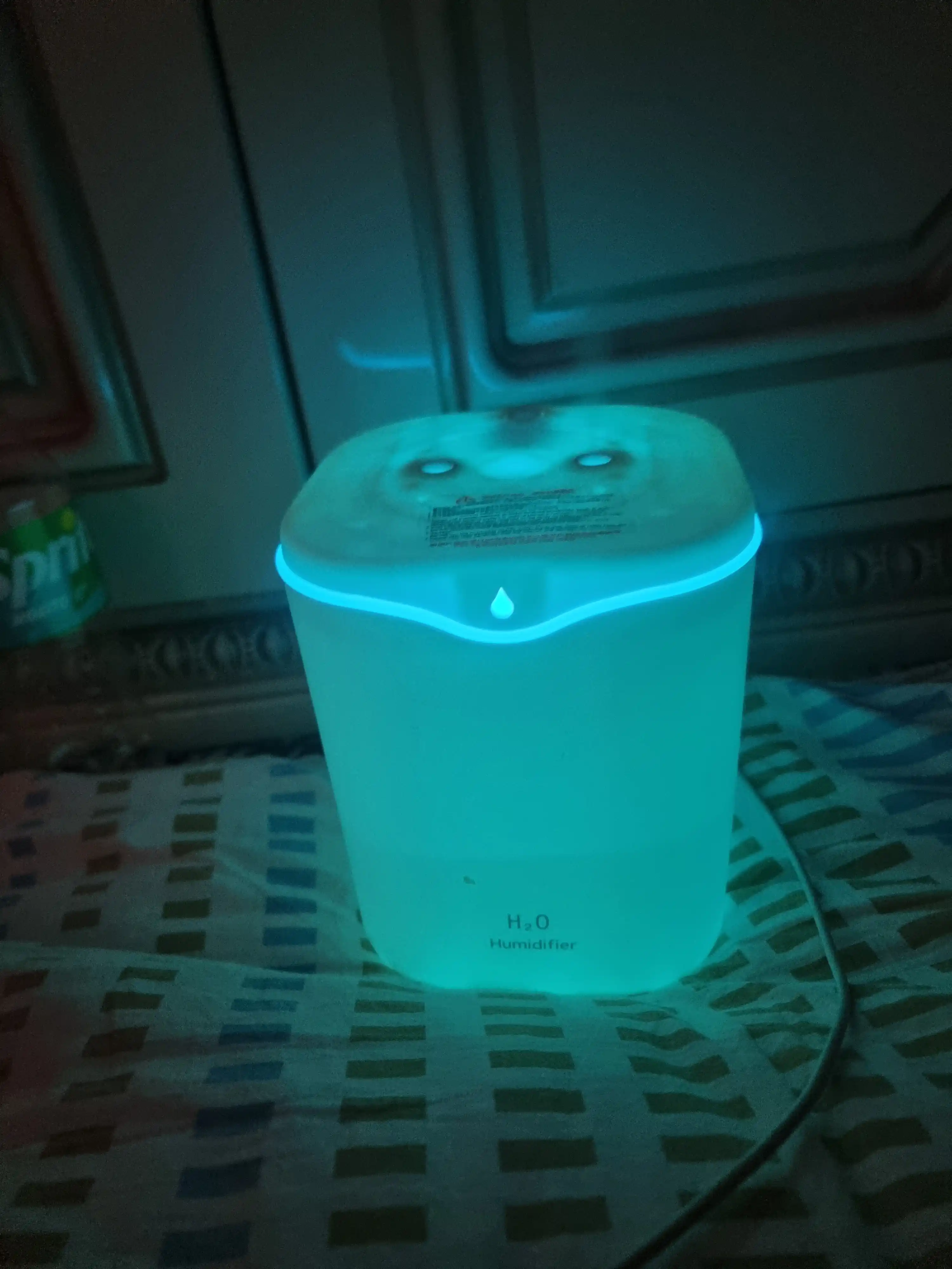 Uy va ofis uchun Bliss Home ultratovushli havo namlagichi, tungi chiroq, 2 litrli aromadiffuzor