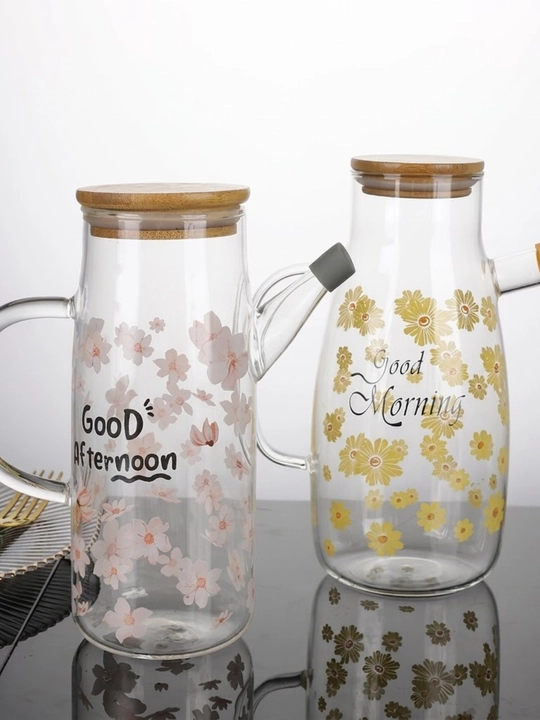 Shisha grafin "Good Morning", bambuk qopqoqli, 1300 ml - 