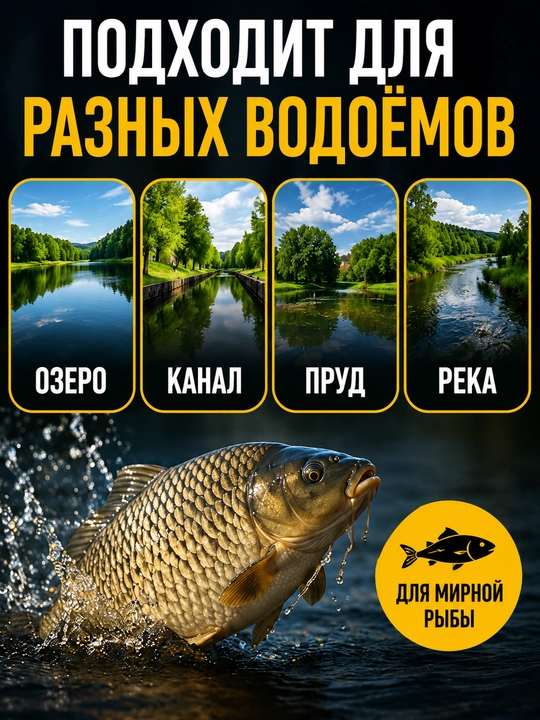Удочка телескопическая с катушкой готовый набор для рыбалки