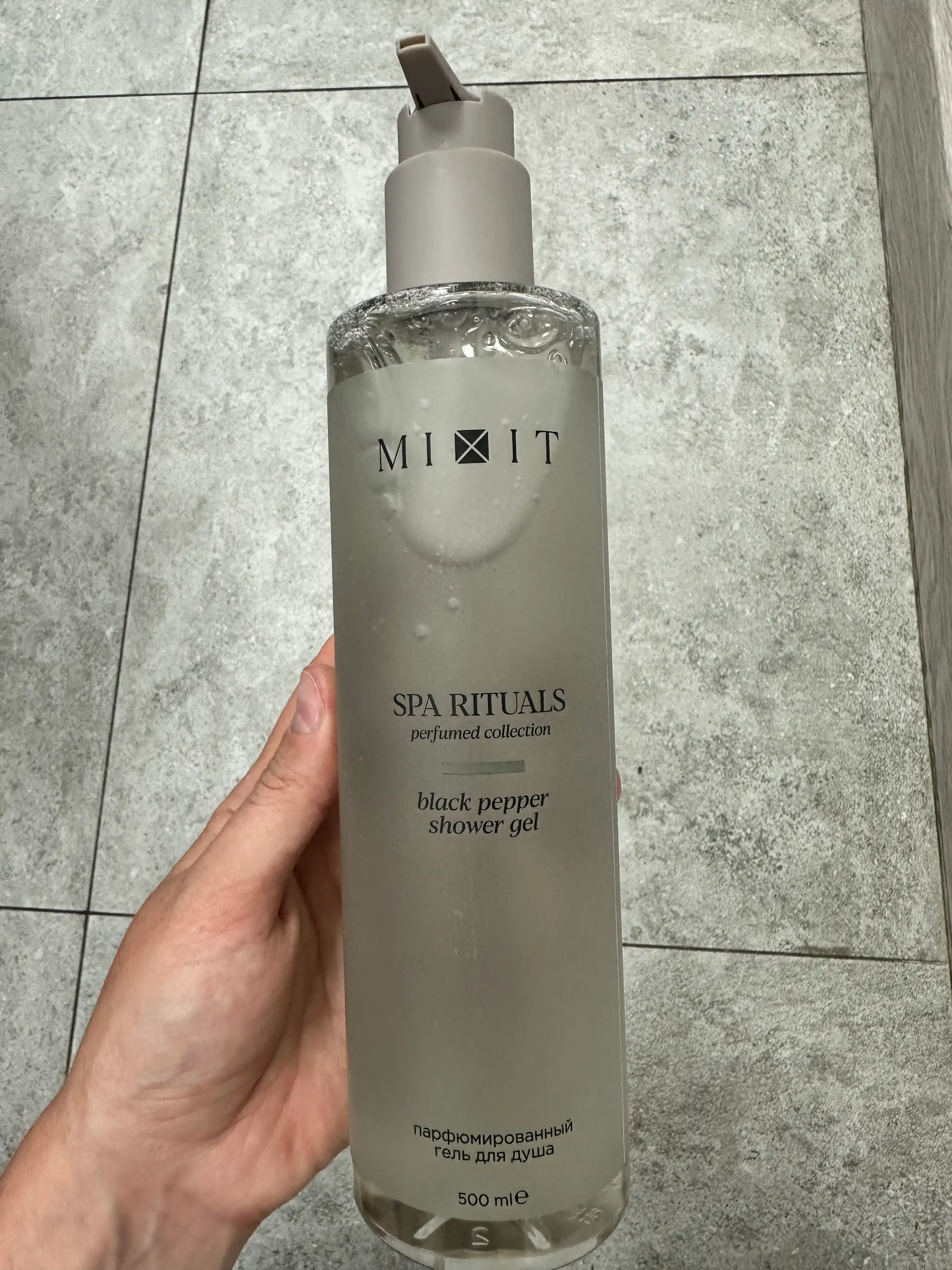 MIXIT Spa Rituals гель для душа Black Pepper аромат черного перца 500 мл