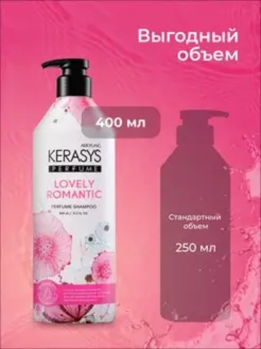 Shampun ayollar uchun hushboy iforli barcha turdagi sochlar uchun Kerasys 400 ml Koreya
