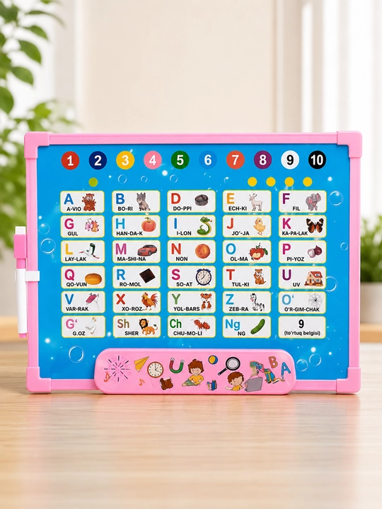 Детская доска для рисования abc board алфавит для детей развивающая игрушка магнит доска - 