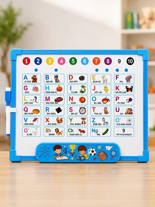 Детская доска для рисования abc board алфавит для детей развивающая игрушка магнит доска - 