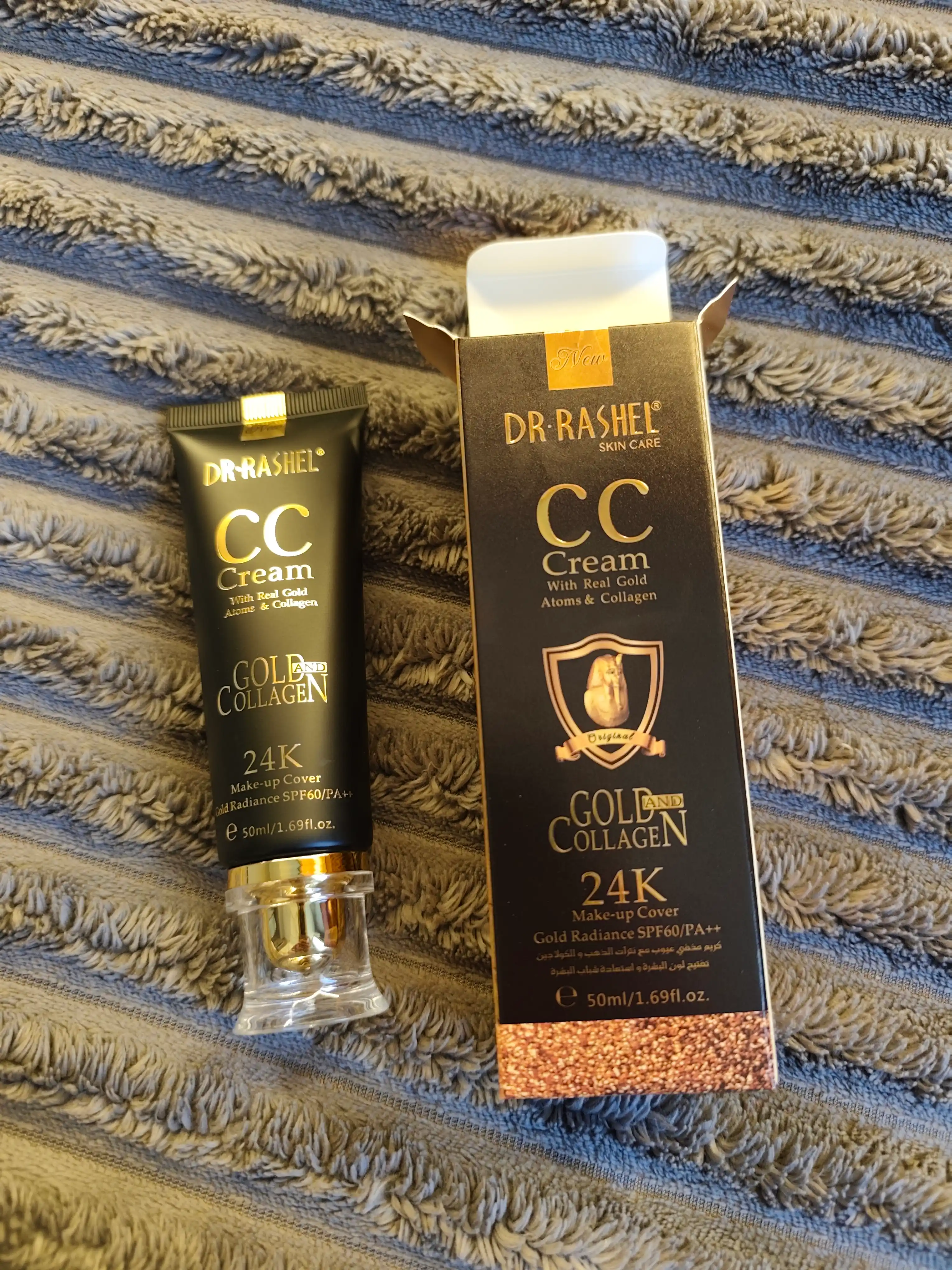 Тональный крем 24K Gold collagen CC Cream SPF60, Dr Rashel, 50 мл
