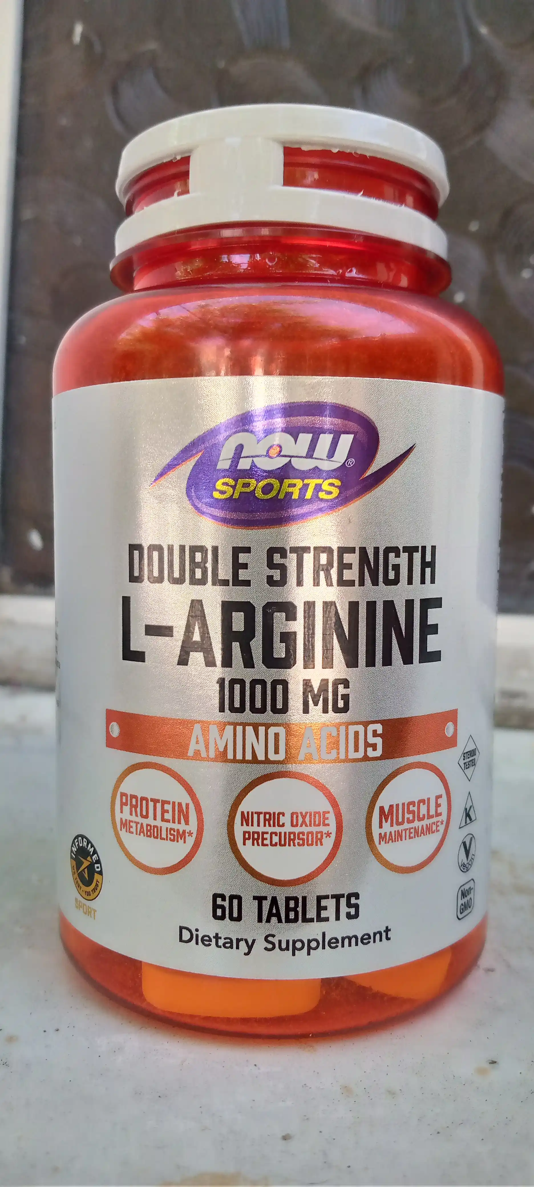 Now Foods, L-Arginin, 500 мг и 1000 мг, Халяль
