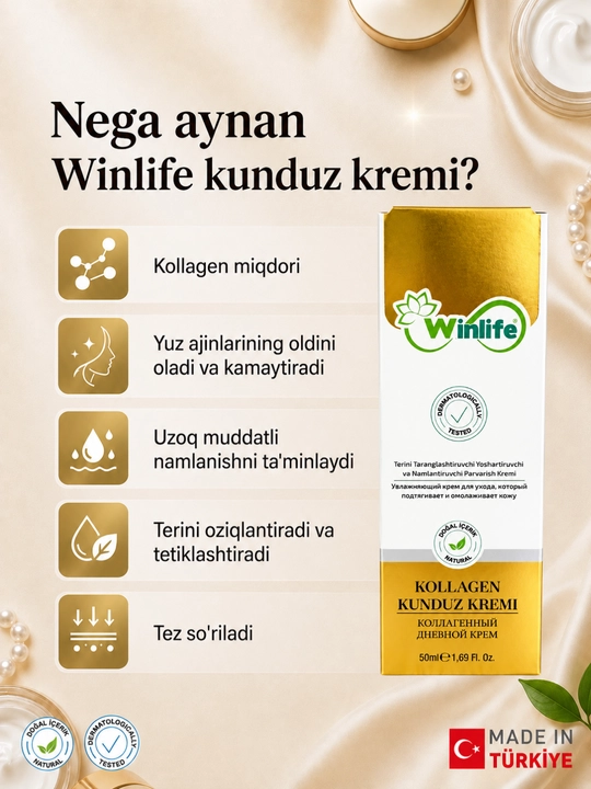 WINLIFE kunduzgi kollagen kremi