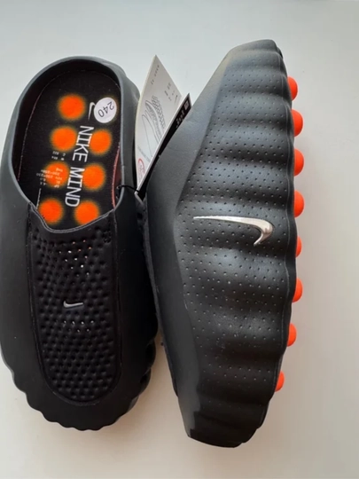 Мужские и женские шлепанцы NIKE MIND 001, массажные кроссовки улучшают кровообращение — ALISTAR-ALIE153-ЧЕРН-41