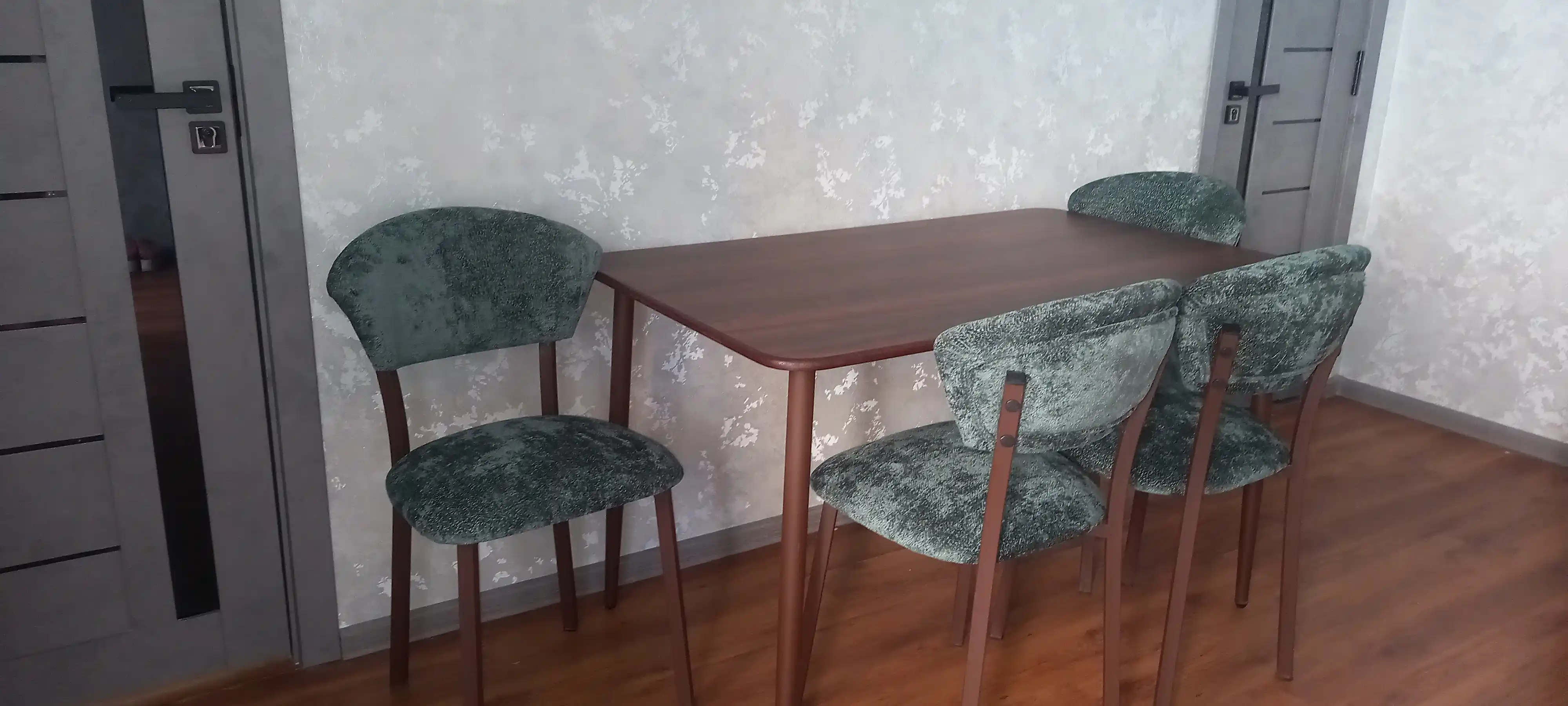 Современный стол и стулья "Scandi Loft", на 6 персон