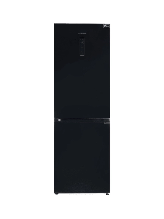 Холодильник Avalon AVL-RF344 BG, No Frost, инвертор, 344 л, черное стекло - 