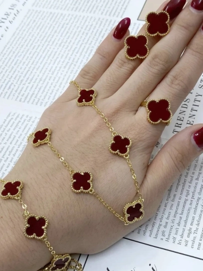 Украшения Van Cleef для девочек и женщин – современные, красивые, с цветочными мотивами — 1984083-BUJTERYA34-БОРДОВ