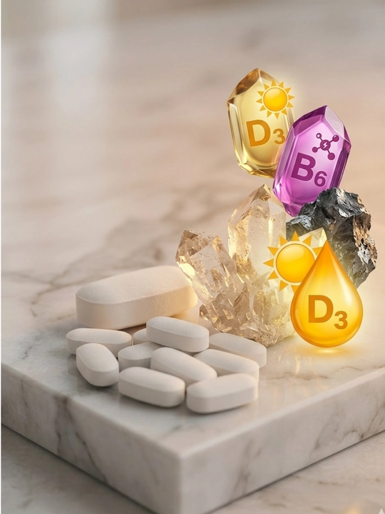 Magni B6+D3 HED vitaminlar majmuasi, asab tizimi va immunitet uchun, tabletkalar, 50 dona