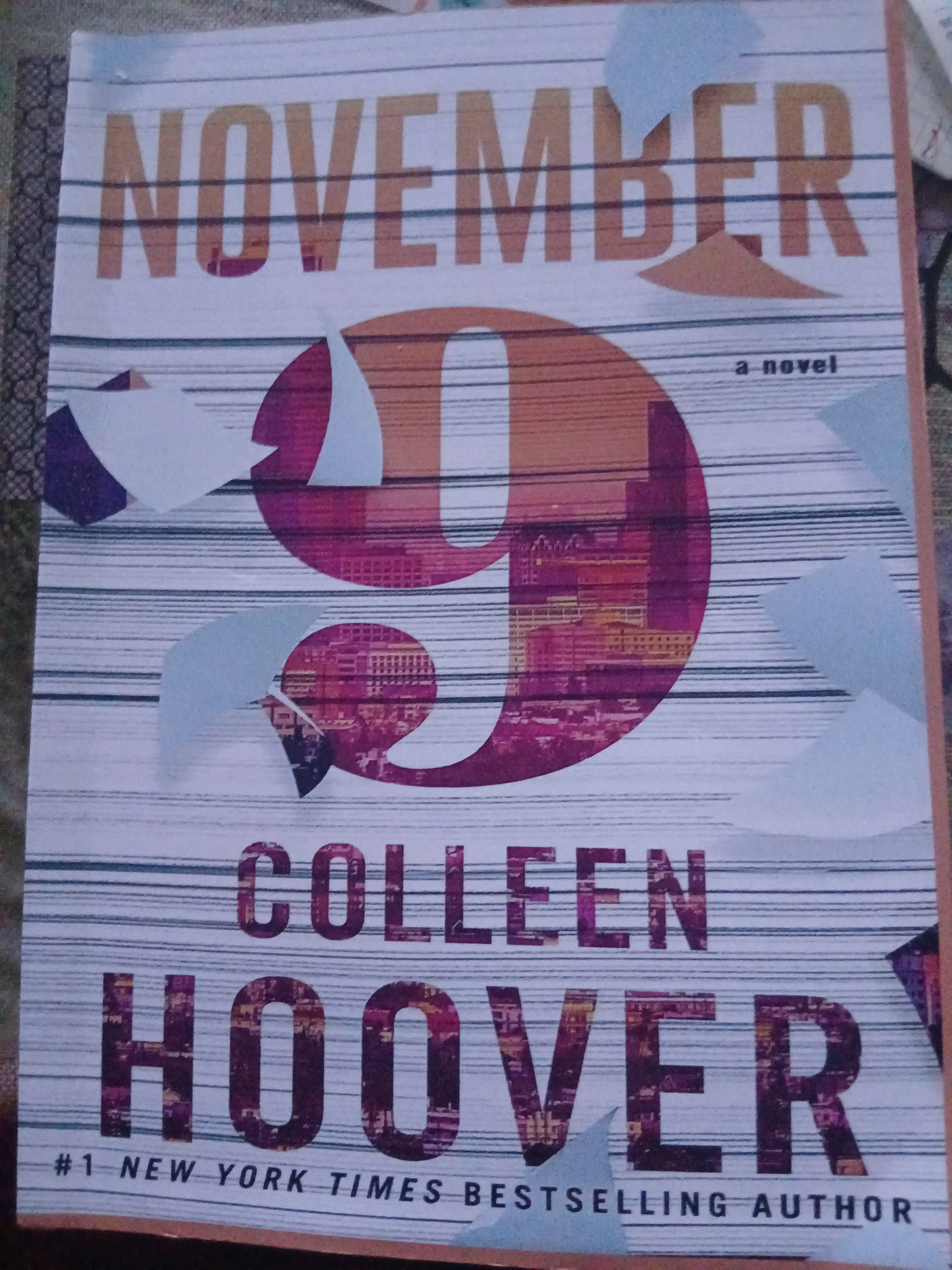 November 9 Colleen Hoover