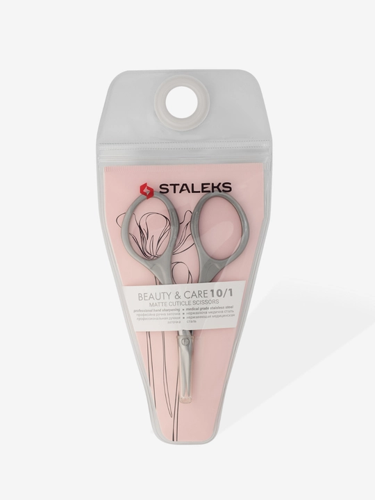 STALEKS ножницы для кутикулы, матовые BEAUTY & CARE 10 TYPE 1
