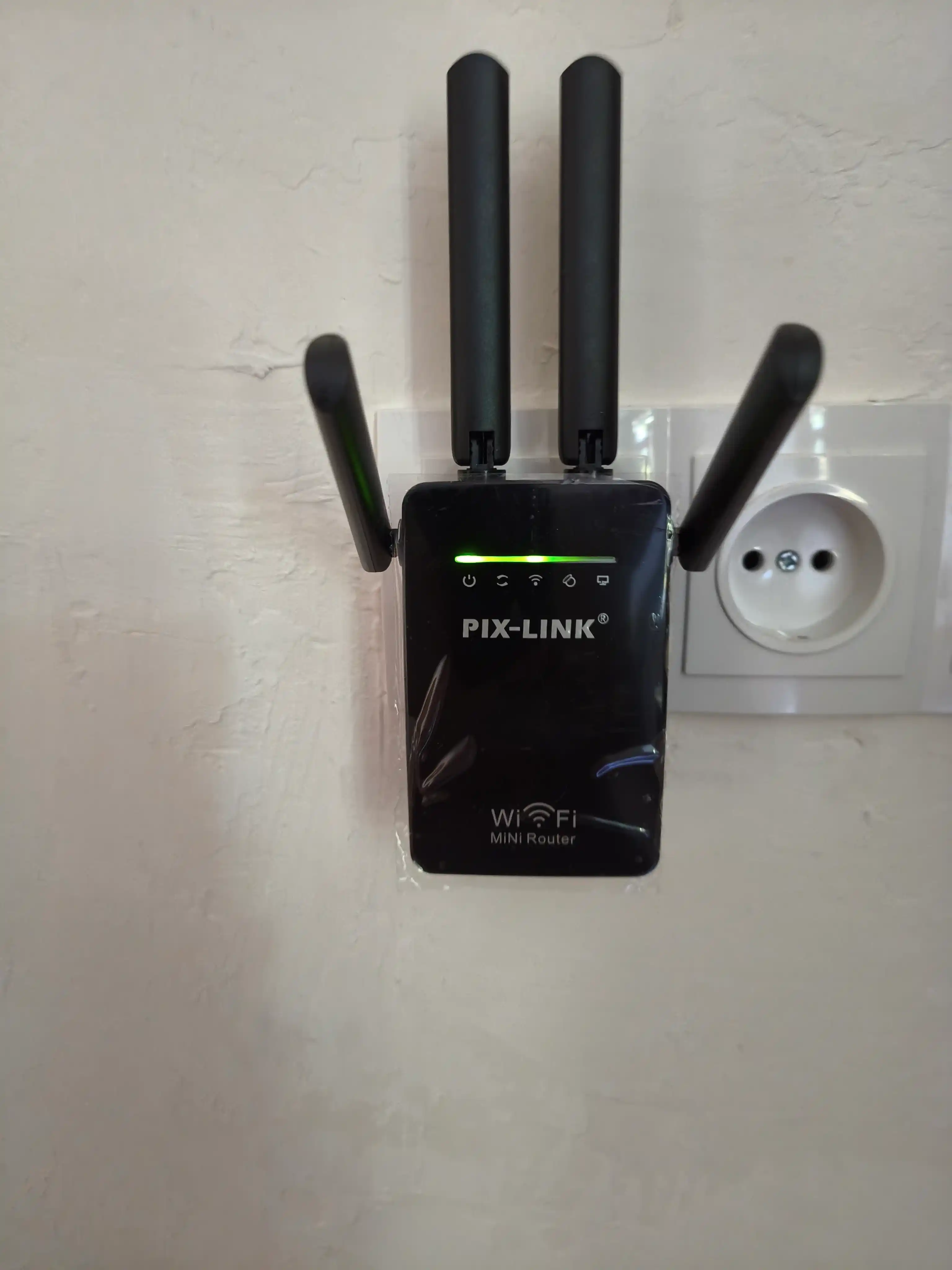 Router Wi-Fi signal kuchaytirgich PIX-LINK 300 Mbit/s gacha, 150 m gacha qamrov