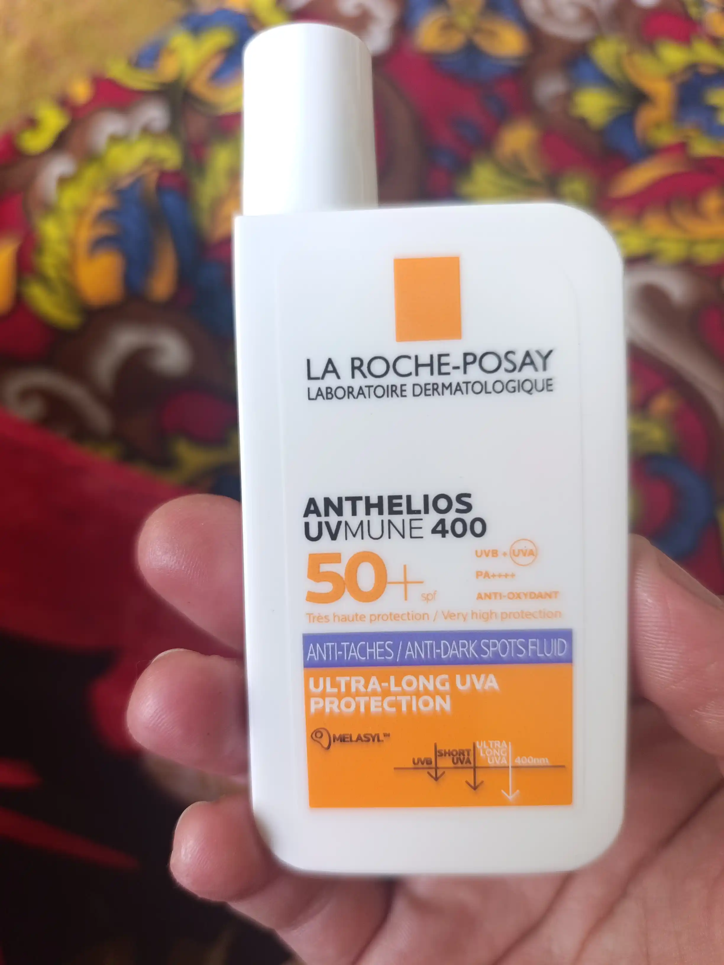 Quyoshdan himoya qiluvchi ko'rinmas suyuqlik LA ROCHE-POSAY ANTHELIOS UVMUNE 400, 50 ml
