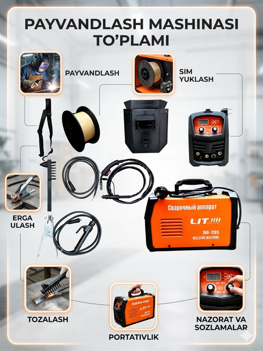 LIT ARC-250 payvandlash aparati, MMA 250A, svarka uchun