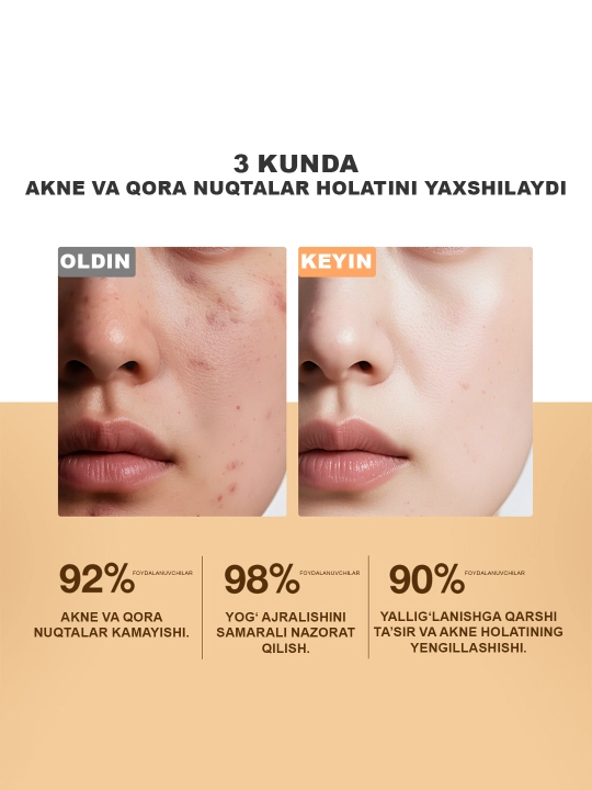 Очищающие пэды для лица SKINEVER Salicylic Acid, Centella и Vitamine C, 60 шт