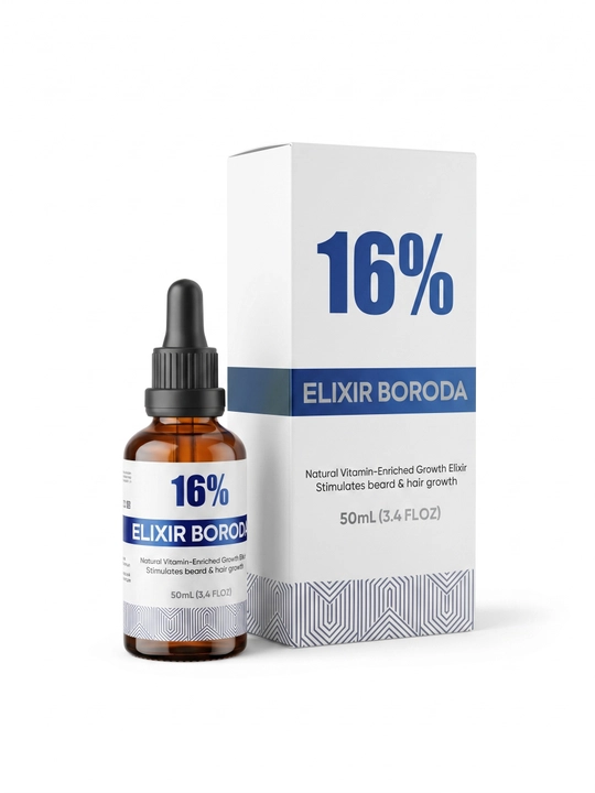 Миноксидил 16% Elixir Boroda – эликсир для роста волос и бороды 50 мл - 