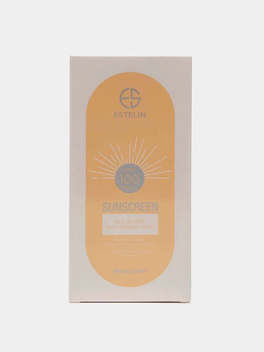 Quyoshdan himoyalovchi krem, suvga chidamli, ESTELIN SPF 100