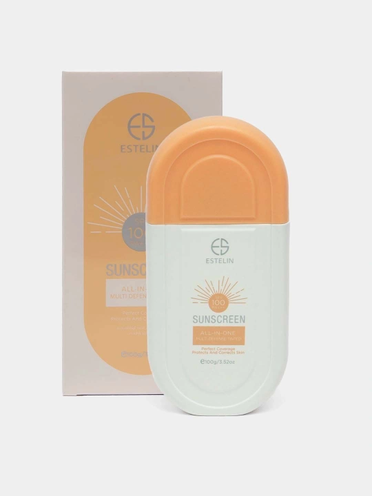 Quyoshdan himoyalovchi krem, suvga chidamli, ESTELIN SPF 100