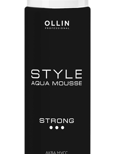OLLIN Professional Аква мусс для укладки сильной фиксации "Aqua Mousse Strong" 150мл