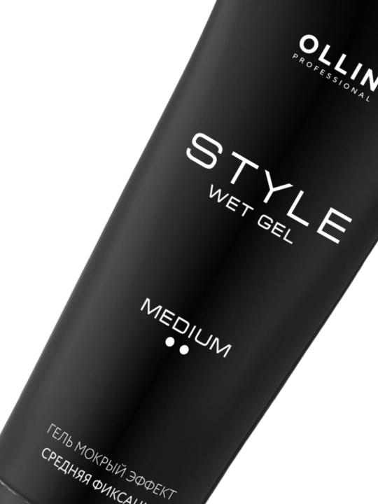 OLLIN Professional Гель "мокрый эффект" средней фиксации "Wet Gel Medium", 200 мл