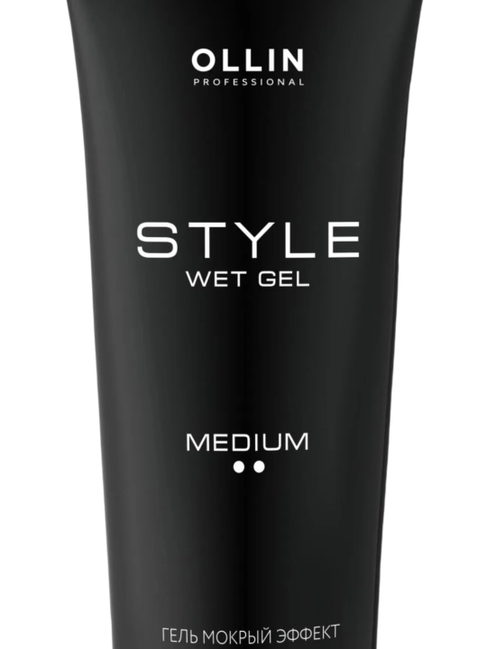 OLLIN Professional Гель "мокрый эффект" средней фиксации "Wet Gel Medium", 200 мл