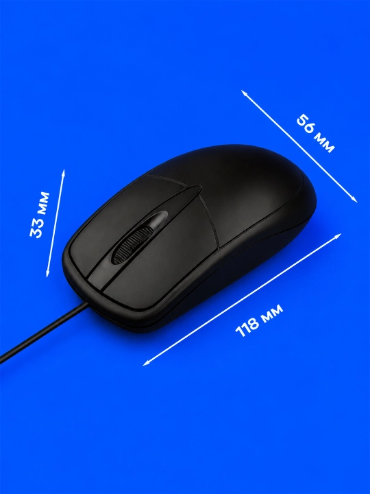 Simli USB kompyuter sichqonchasi noutbuk va PK uchun