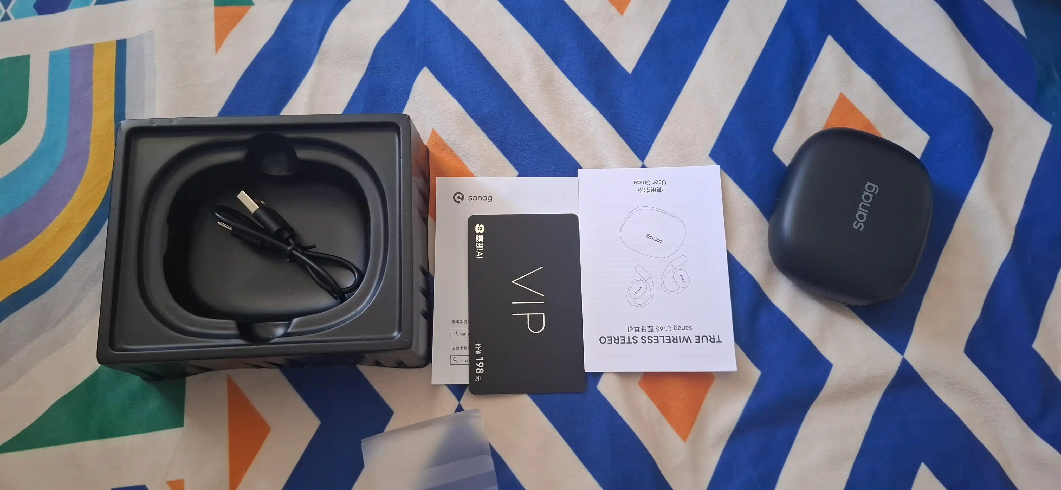 OWS Bluetooth simsiz quloqchinlar sanag C16S