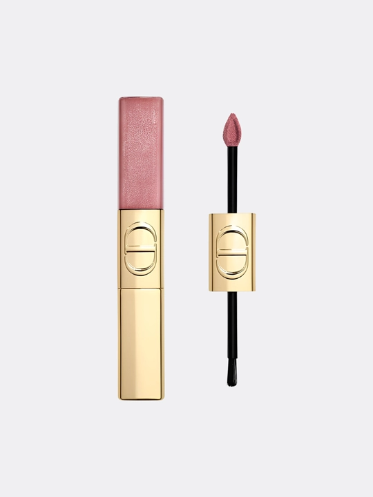 Блеск и помада 2 в 1 Dior Rouge Dior Sequin Liquid Duo 220 стойкий глянцевый финиш