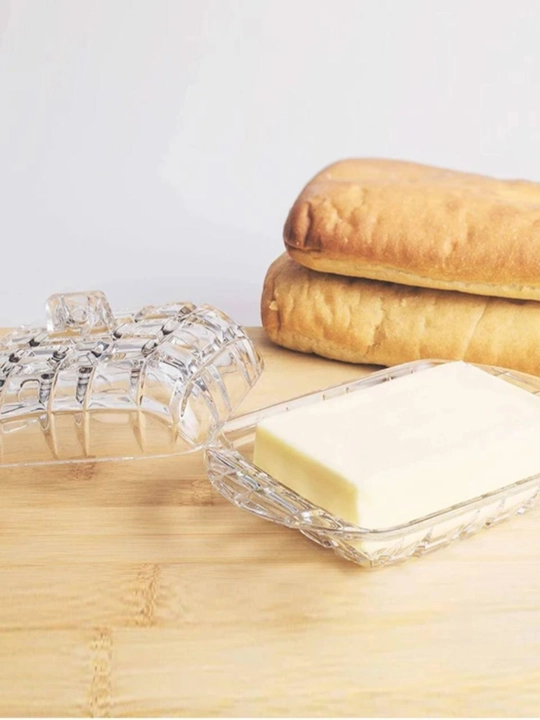 Стеклянная маслёнка для хранения масла – стильная и прочная