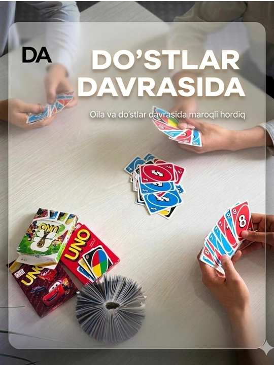 UNO, FIFA, MC Queen va Mafia kartalari — har bir xaridda sirli sovg‘a