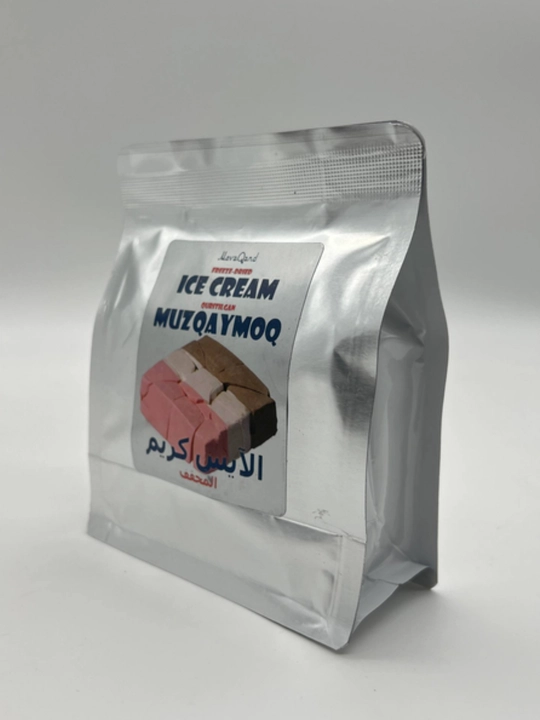 Натуральное сублимированное мороженое, 50 гр, 3 вкуса: ваниль, фрукты и кофе