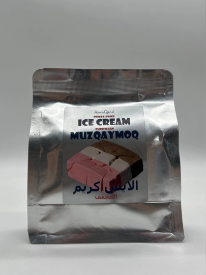 Натуральное сублимированное мороженое, 50 гр, 3 вкуса: ваниль, фрукты и кофе