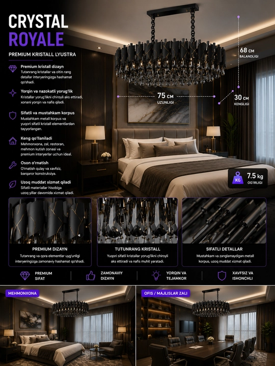 Lyustra Crystal royal - 