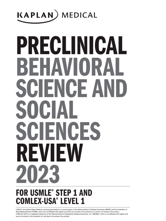 PRECILINICAL BEHAVIORAL SCIENCE AND SOCIAL SCIENCES REVIEW 2023 — Alina Gonzales-Mayo