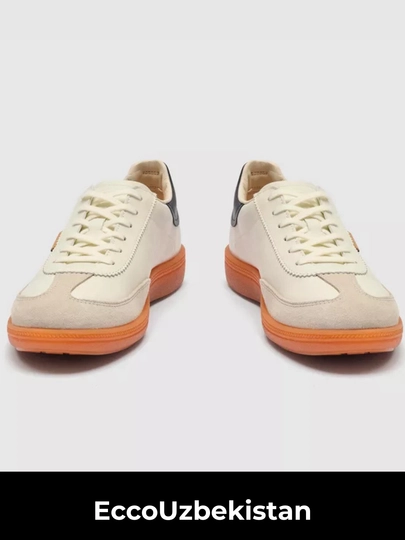 Ayollar uchun charm kedy ECCO SOFT 11 W Gravel — yengil kundalik zamsh krossovka