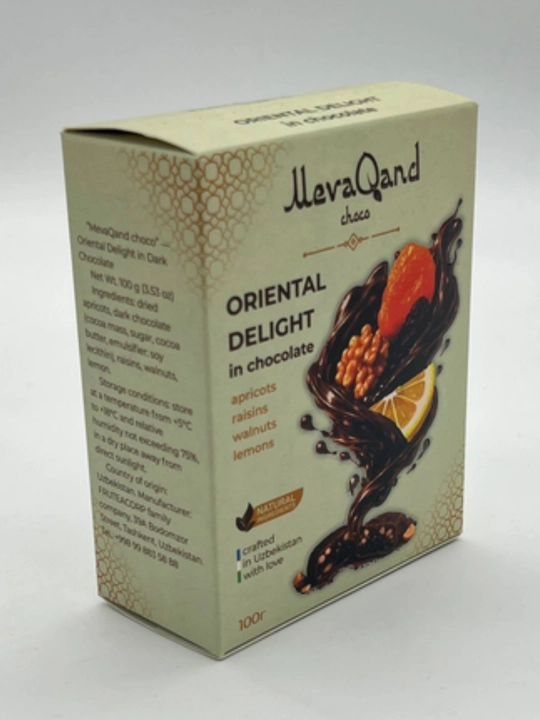 Tabiiy shokoladli shirinlik, MevaQand shokoladli konfetlar, 100 g