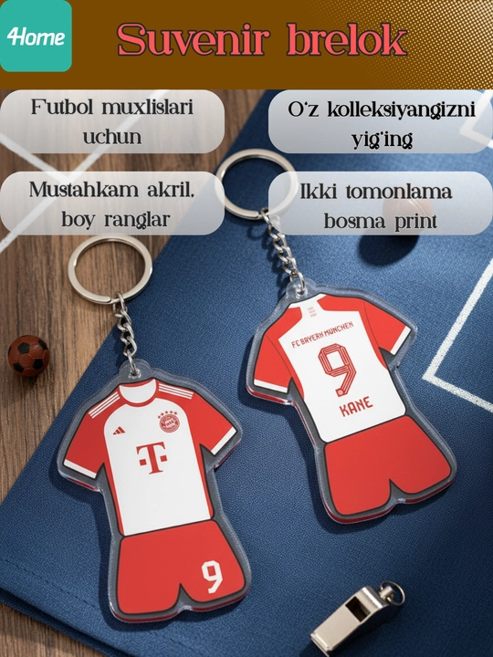 Сувенирные брелоки для футбольных фанатов - 