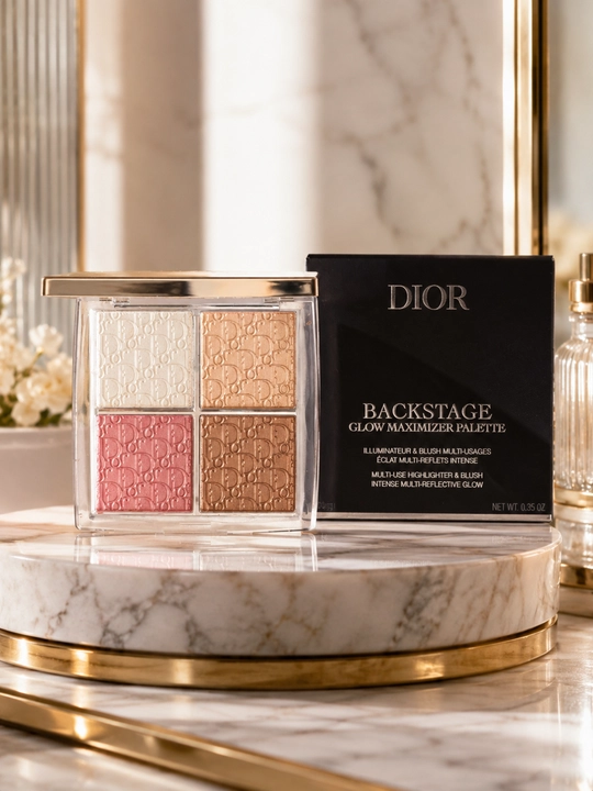 Хайлайтер палетка Dior Backstage Glow Maximizer 001 яркий блеск и свежий тон