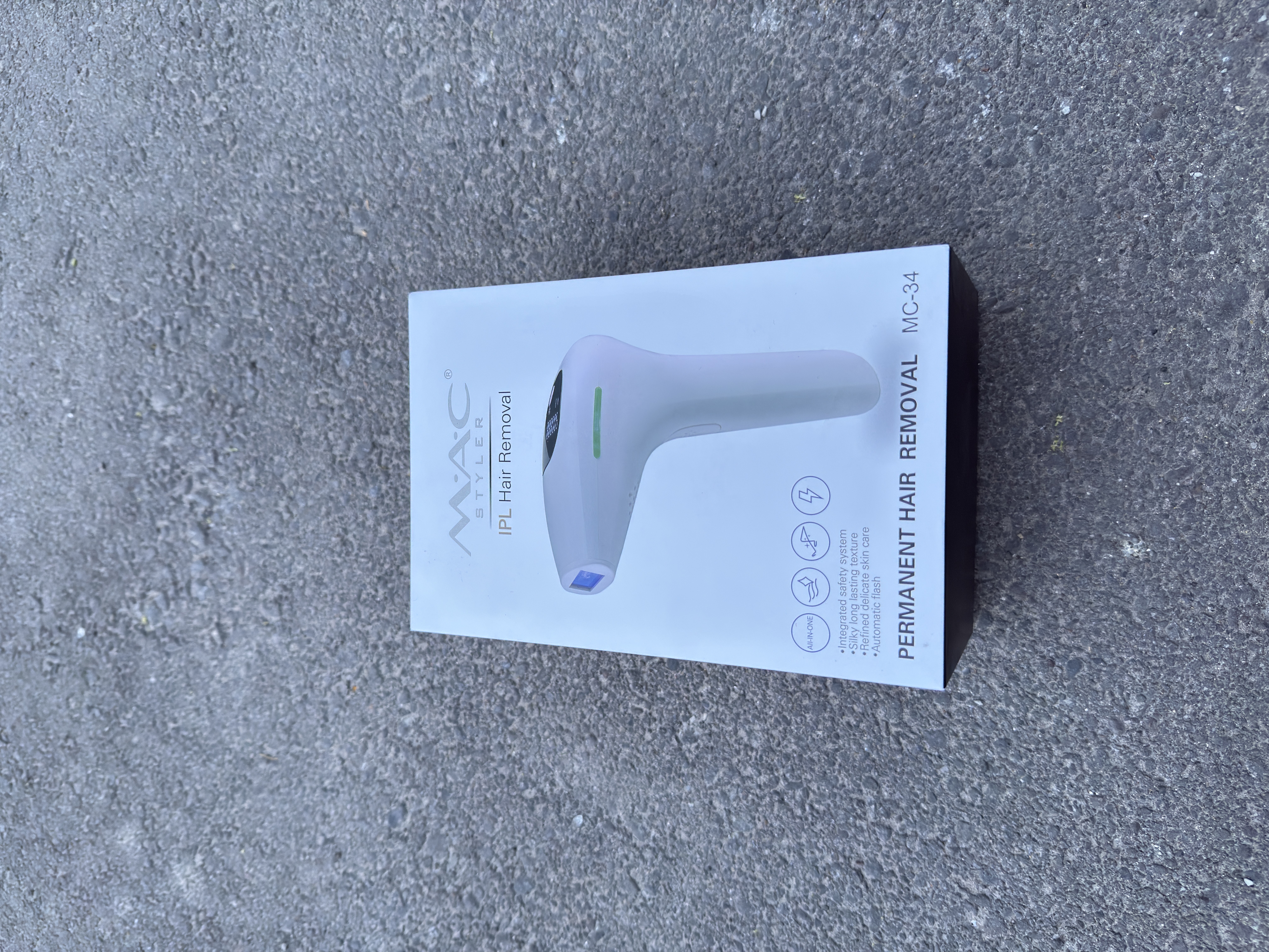 Фотоэпилятор MAC Styler IPL, технология охлаждения ICE, 999999 вспышек, 5 режимов