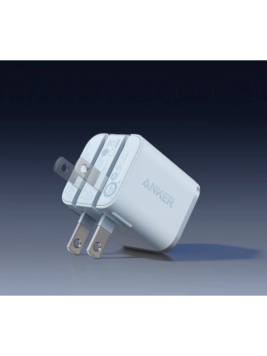 Anker Nano 45W Smart Display GaN USB-C зарядное устройство с поворотной вилкой 180°