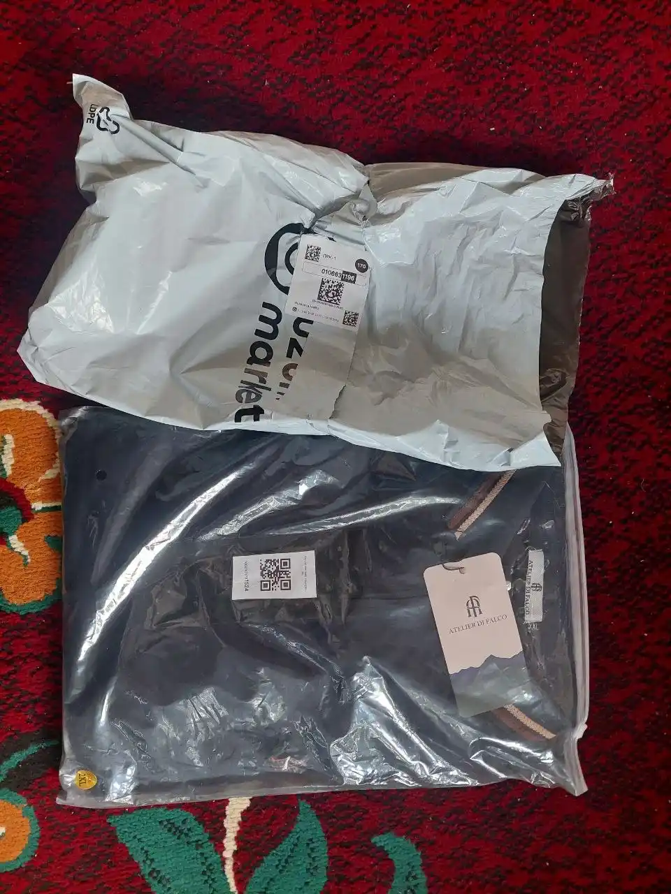 Erkaklar uchun sport dvoyka, polo futbolka va shim komplekti, yozgi qulay dvoyka