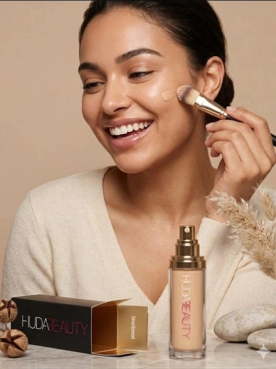 Huda Beauty FauxFilter — тональный крем, скрывающий недостатки кожи