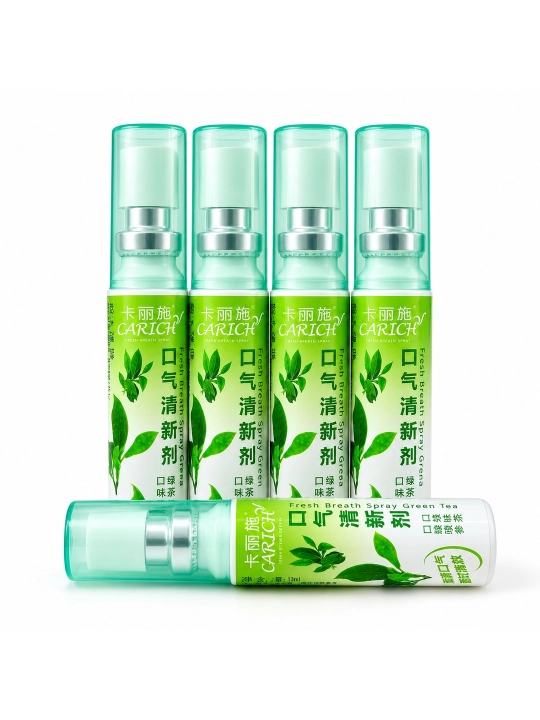 CARICH Green Tea Fresh Breath Spray — спрей для полости рта - 