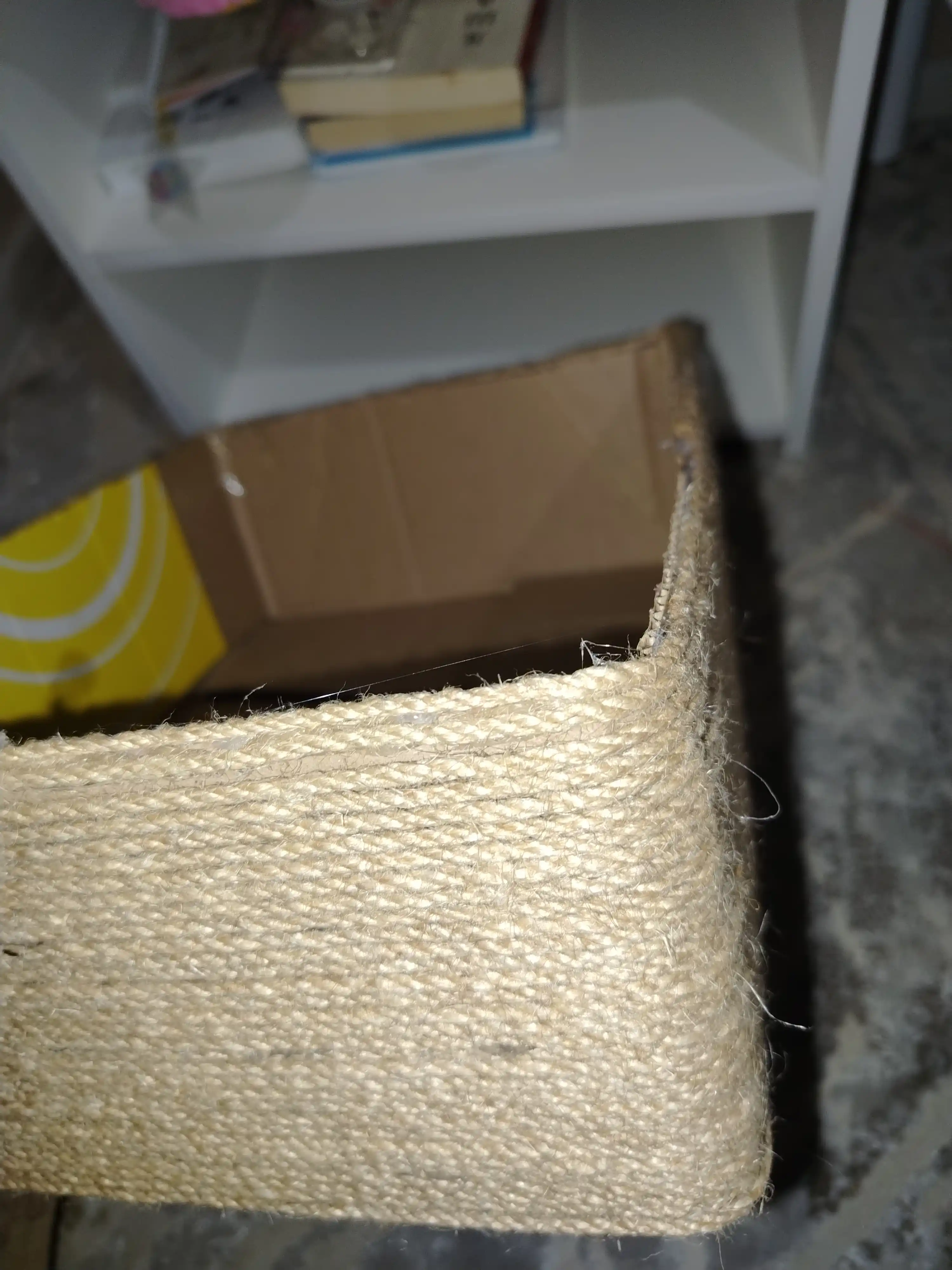 Tabiiy jut kanat, kogtetochka, dekor, DIY va qo‘l ishlari uchun arqon